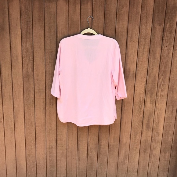 Lane Bryant Blush Pink Tunic 14/16 Top Cotton - Picture 3 of 11